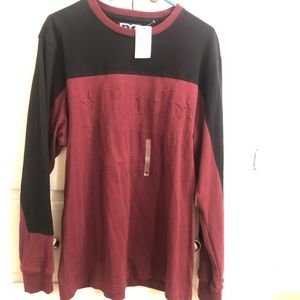 Rock Revival new w/ tags long sleeve shirt Men’s Large Burgundy & Black